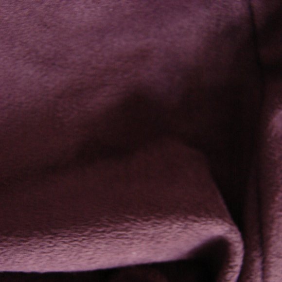 Plum Purple Microsuede Microfiber Long Sleeve Peasant Scoop Neck Top - Picture 12 of 16